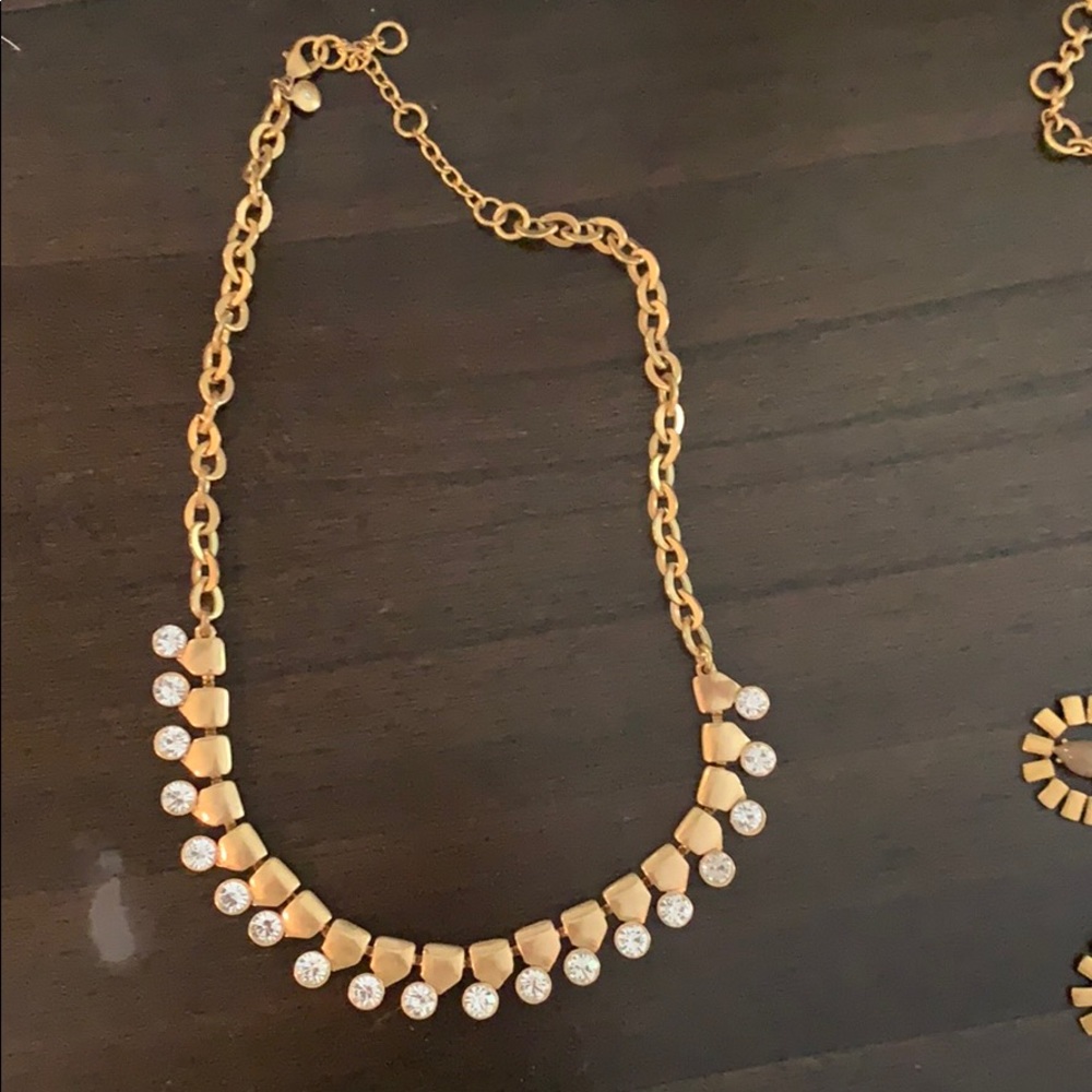 J crew gold necklace